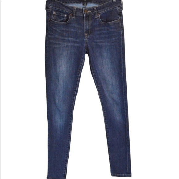 Banana Republic Dark Wash Skinny Denim Jeans Size 26 - Picture 1 of 12